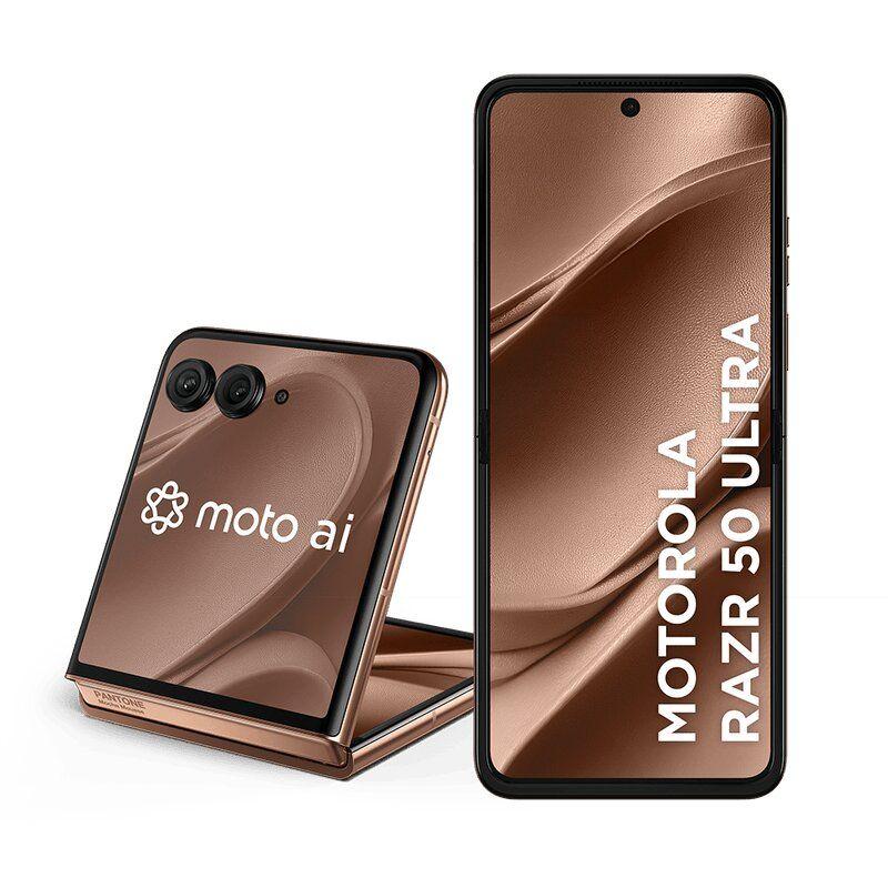 Smartphone Motorola Razr 50 Ultra 5G - Mocha Mousse, 512GB, 24GB